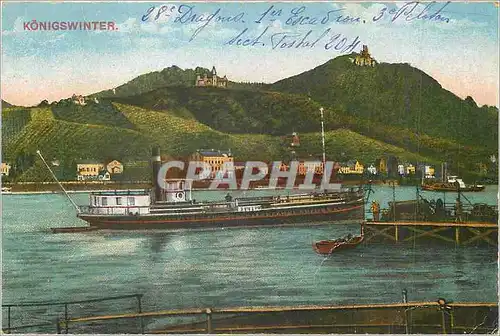 Cartes postales Konigswinter Bateau