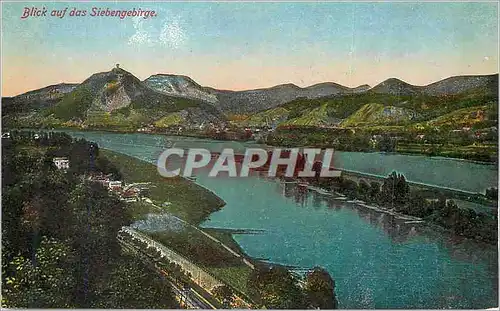 Cartes postales Blick auf das Siebengebirge