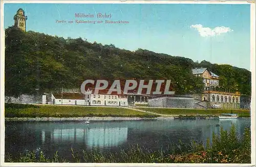 Cartes postales Mulheim (Ruhr) Partie am Kahlenberg mit Bismarckturm