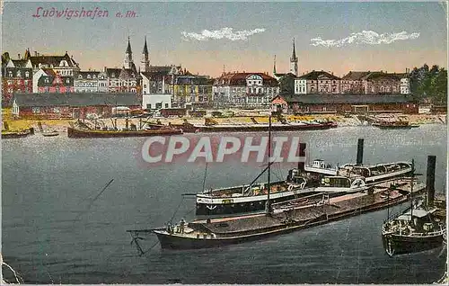 Cartes postales Ludwigshafen a Rh Bateau