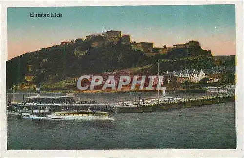 Cartes postales Ehrenbreitstein Bateau