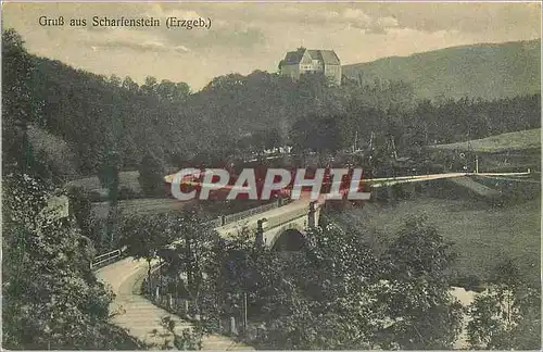 Cartes postales Gruss aus Scharfenstein (Erzgeb)