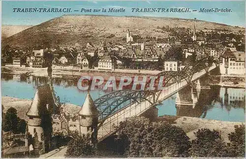 Cartes postales Traben Trarbach Pont sur la Moselle