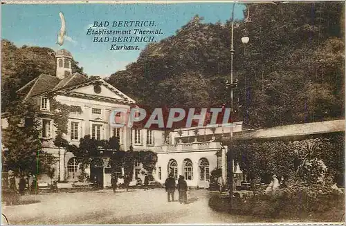 Cartes postales Bad Bertrich Etablissement Thermal