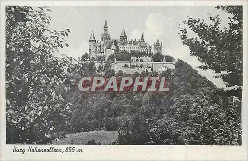 Cartes postales Burg Hohenzallern 855m