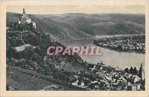 Cartes postales Die Marksburg und Braubadj