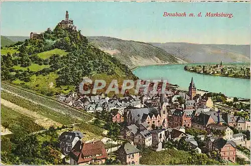 Cartes postales Braubach m d Marksburg