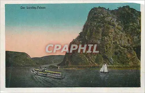 Cartes postales Der Lolerey Felsen Bateaux