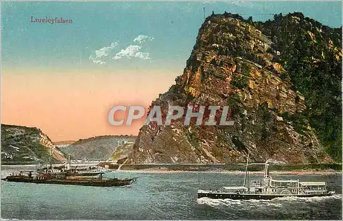 Cartes postales Lolereyfelsen Bateaux Peniche