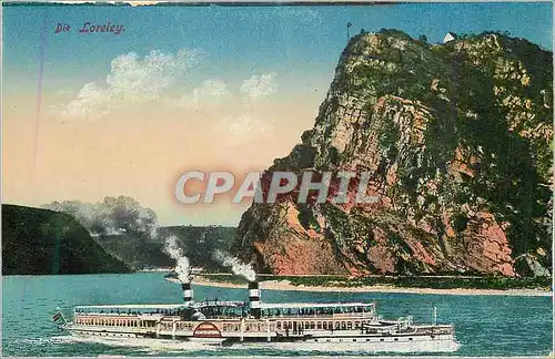 Cartes postales Die Loreley Bateau