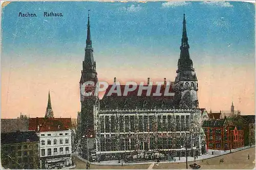 Cartes postales Aachen Rathaus
