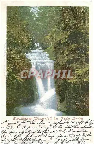 Cartes postales Geroldsquer Wasserfall bei Baden Baden
