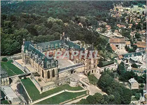 Cartes postales moderne Ecouen (Val d'oise) Vue Aerienne le Chateau