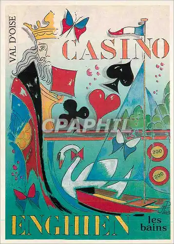 Cartes postales moderne Enghien les Bains Val d'Oise Casino