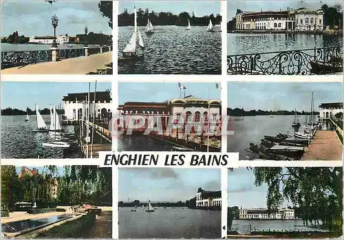 Cartes postales moderne Enghien les Bains (S et O) Le Casino Le Lac Le Parc