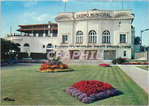 Moderne Karte Enghien les Bains (Val d'Oise) Le Casino Les Jardins