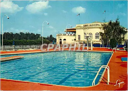 Moderne Karte Enghien les Bains (Val d'Oise) La Piscine