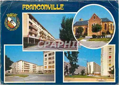 Cartes postales moderne Franconville (Val d'Oise) Residence du Moulin (Centre Commercial) Le Clos St Denis