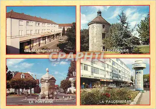 Cartes postales moderne Gonesse et ses Environs (Val d'Oise) Centre Commercial Les Marronniers Centre Commercial La Fauc