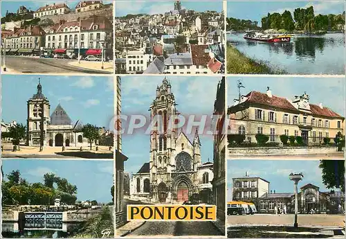 Cartes postales moderne Pontoise (Val d'Oise) Divers aspects de la Ville