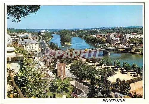 Cartes postales moderne Pontoise (Val d'Oise) Vue Generale