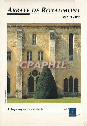 Cartes postales moderne Abbaye de Royaumont Val d'Oise Abbaye Royale du XIIIe Siecle