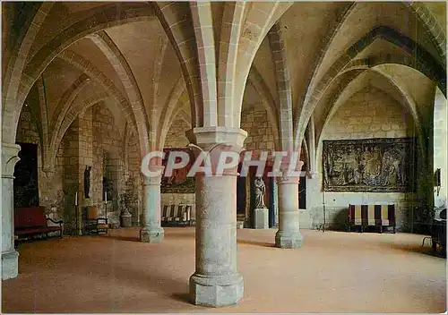 Moderne Karte Abbaye de Royaumont (Asnieres sur Oise) Les anciennes Cuissines (XIIIe S)