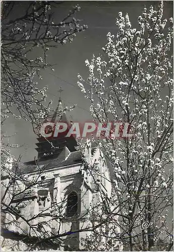 Moderne Karte Taverny Eglise Notre Dame Le Clocher aux Paques Fleuries