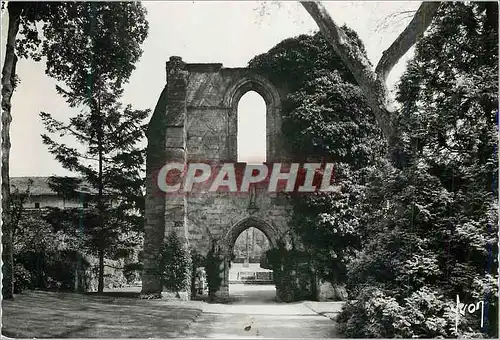 Moderne Karte Luzarches (S et O) Ruines de l'Abbaye d'Heriveaux