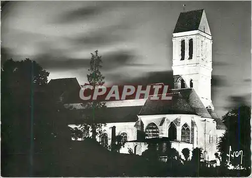 Cartes postales moderne Luzarches (S et O) L'Eglise Illuminee