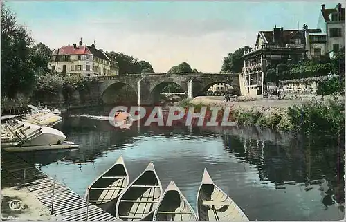 Cartes postales moderne Isle Adam Cabouillet Canoe Bateaux