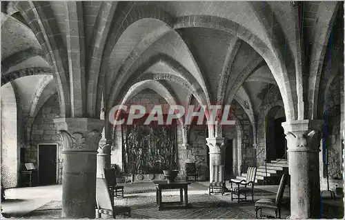 Moderne Karte Abbaye de Royaumont Asnieres sur Oise (Val d'Oise) Anciennes Cuisines