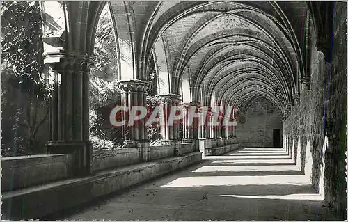 Moderne Karte Abbaye de Royaumont Asnieres sur Oise (Val d'Oise) Le Cloitre