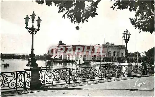 Moderne Karte Enghien les Bains (Seine et Oise) Le Casino Le Lac La Jetee