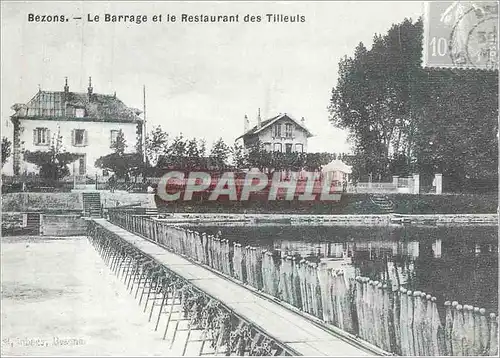 Cartes postales moderne Bezons Le Barrage et le Restaurant des Tilleuls