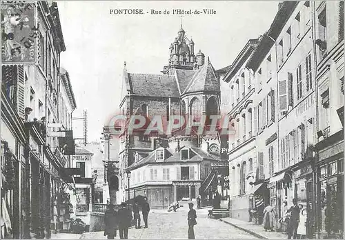 Cartes postales moderne Pontoise Rue de l'Hotel de Ville