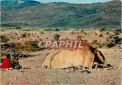 Moderne Karte Region de Tadjourah La Tente Familiale des Nomades Djibouti