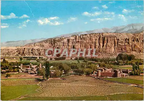 Cartes postales moderne Afghanistan General view of Big Buddah in Bamiyan