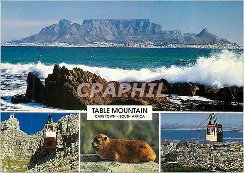 Cartes postales moderne Cape Town South Africa Table Mountain Teleferique