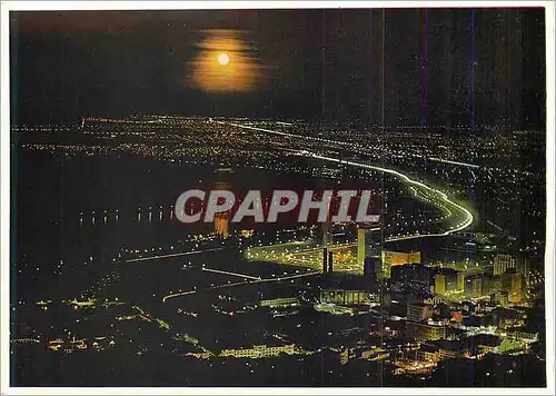 Cartes postales moderne South Africa Cape Town Moonlight Fantasy with the Northern