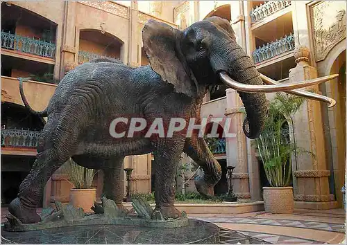 Cartes postales moderne Shawu Elephant Atrium Bronze Sculpture of the Giant African Elephant
