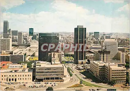 Moderne Karte Johannesburg Panoramic view of the Skyline from the Civic Centre