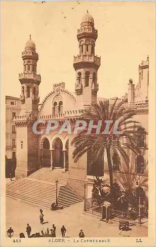 Cartes postales Alger La Cathedrale