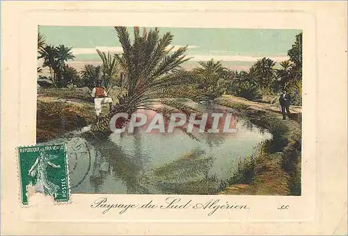Ansichtskarte AK Paysage du Sud Algerien Scenes et Types