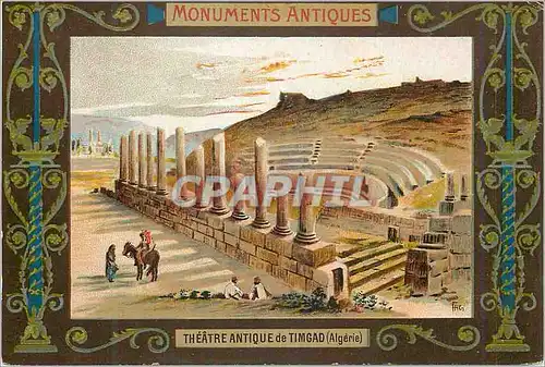 Cartes postales Theatre antique de Timgad (Algerie)