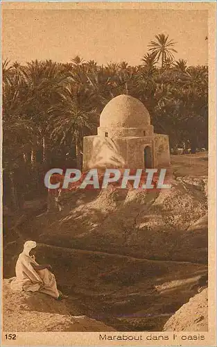 Cartes postales Marabout dans l'Oasis