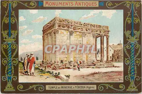 Cartes postales Temple de Minerve a Tebessa (Algerie) Monument Antiques