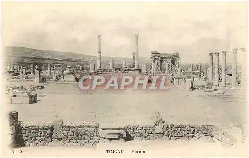 Ansichtskarte AK Timgad Forum