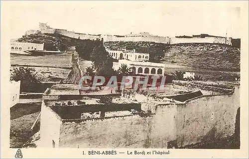 Cartes postales Beni Abbes Le Bordj et l'Hopital