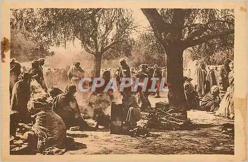 Cartes postales Les Marchands de feves au Marche